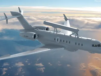  Airborne Early Warning and Control SE-RMY Rigged for Cinema 4D 