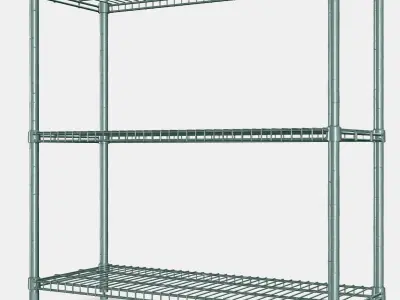 OMAR Shelving unit 2 3D model
