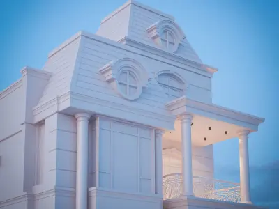 3D Classical Exterior 3D model