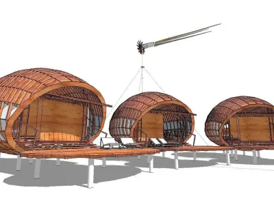 Creative Design-Holiday Cabin-054 3D model