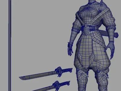  Kunoichi Anim Rig 