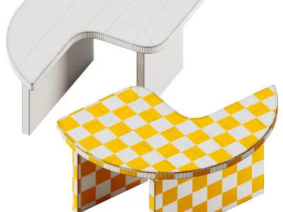 Match Coffee Table by Ellos Home 3D model