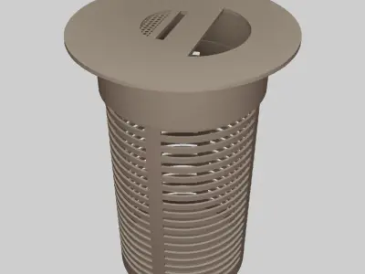 street garbage can 3D model