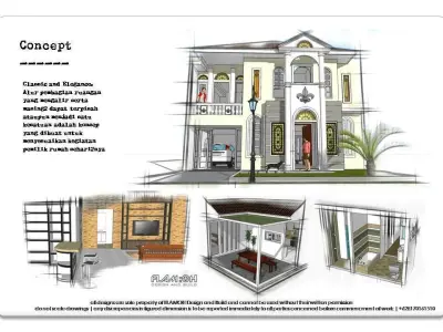 FL Tropical Collonial 3D model