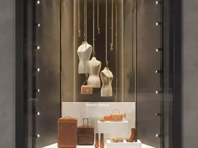 Shop window display 3 3D model