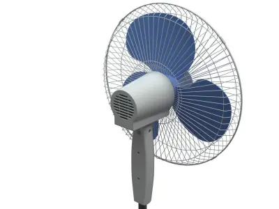 Floor Standing Fan 3D model