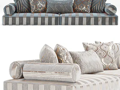 Window Pillows Set 1 Composition 3D model