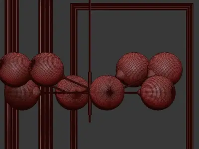 Romatti Hanging Lamp Rida 3D model