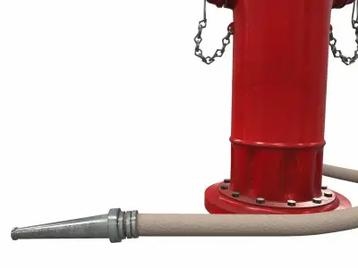 Fire hydrant fg-4 3D model