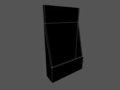 Table Top Display Stand v3 001 Low-poly 3D model