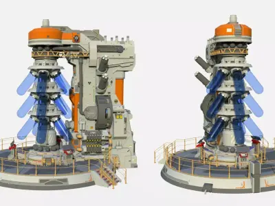 Sci-fi incubator 3D model