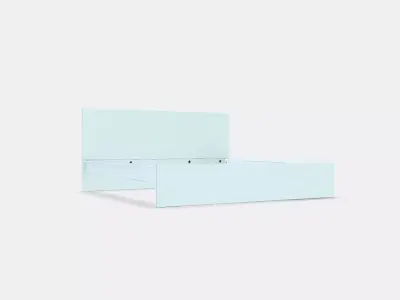 MALM Shrimp frame hanging frame with 2 castors for separating Low-poly 3D model