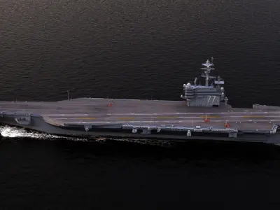  CVN 77 Aircraft Carrier 