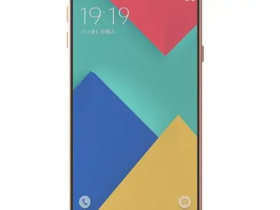 Samsung Galaxy A9 2016 Pink 3D model