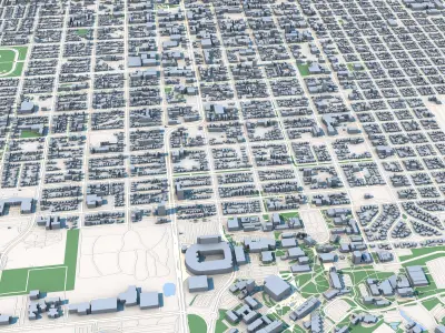 Salt Lake City Utah United States 3D model