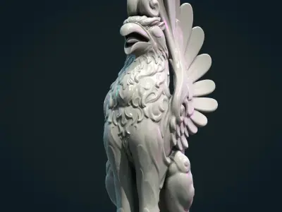 Griffon griffin 3D print model
