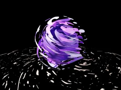 rasengan Low-poly 3D model