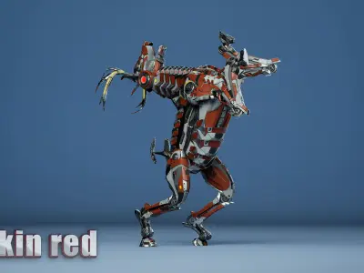 Sci-Fi Deer Low-poly 3D model