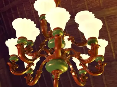 ceiling light 3D model 139