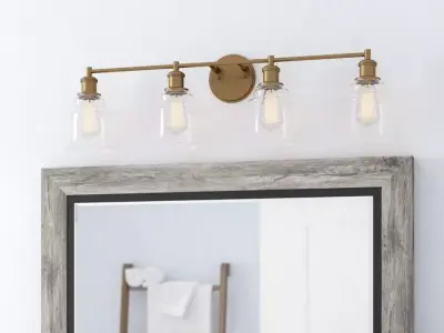 Emily Vanity Light  - 2 Colour 3D model