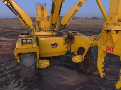 si fi construction machine 3D model