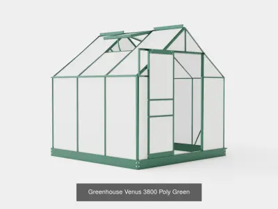 Collection of Greenhouse Venus 3800 - 6 Models 3D Model Pack