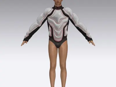 Streetwear Future Sweater Model 019 3D model