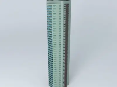 Torre Caney  Santo Dominigo Free 3D model