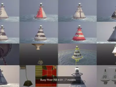 Buoy River RB-4-01 3D Model Pack