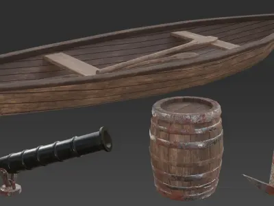Chinese Ship 3D model