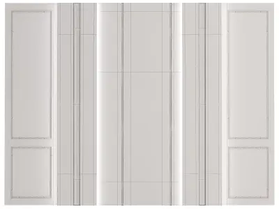 Wall panels 018 3D model
