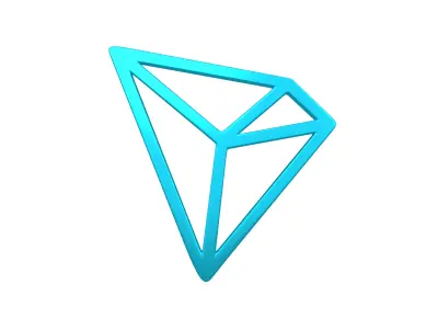 TRON Coin V2 006 Low-poly 3D model