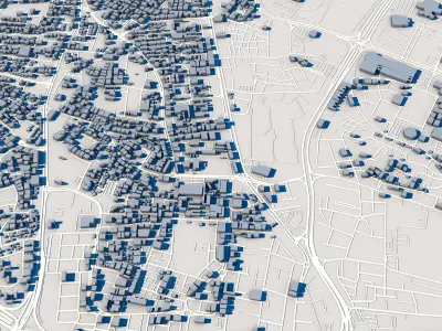 Manama City Bahrain 3D model