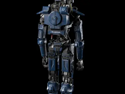 Chappie 3D model robot 3D model
