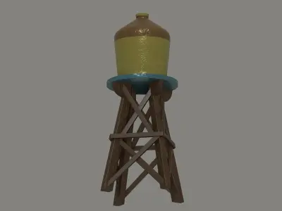Water Tower 3D model