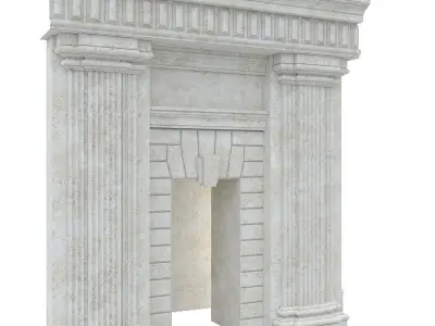 Classic Architecture Door 3D model