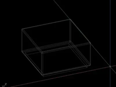 Street stool 3D model