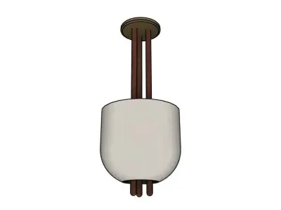 Folton Ceiling Pendant by Studio Luddite  3D model
