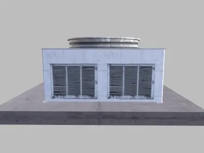 Air Vent Low-poly 3D model