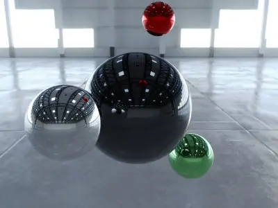 HDRI - Warehouse Interior 4 v1 Texture