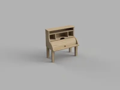 Roll Top Desk 3D print model