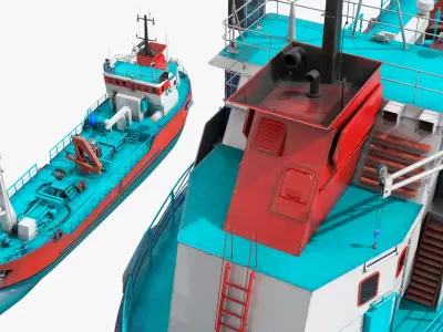  Marine Bunkering Tanker Ship Compact Size 
