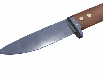 Knife 01 Low-poly PBR 3D model