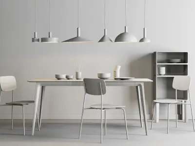 Dining Room Interior  317 3D model
