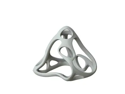 SciFi Cube Object No 63995 Low Poly Shape Low-poly 3D model