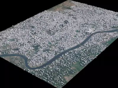 Sylhet - Bangladesh 3D model