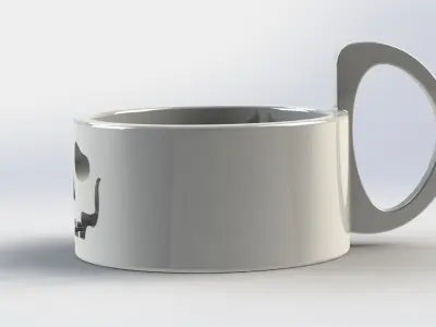 Keys Tray 11 Skull  3D print model