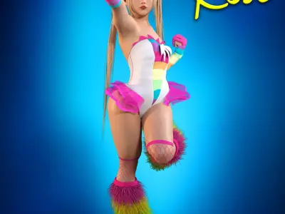 Rose For G8F and G81F 3D model