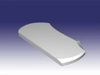 headstone cristal dbl 3D model