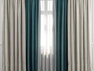 Curtain Set 32 3D model